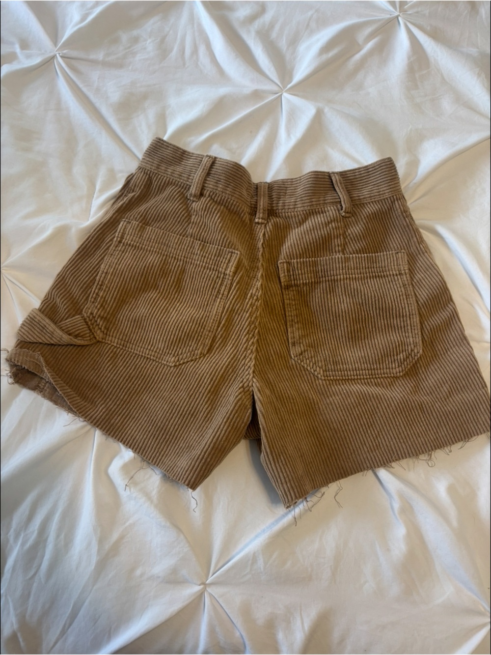 PacSun Tan Corduroy High-Rise Women’s Shorts